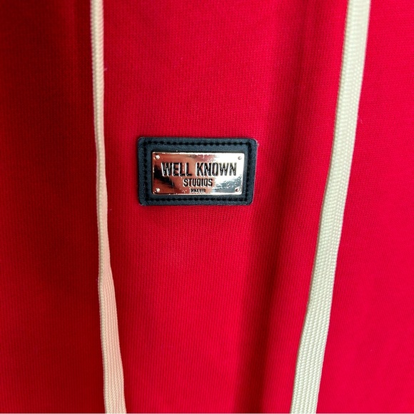 Well Known Studios red hoodie size large pullover street wear casual - Picture 3 of 7
